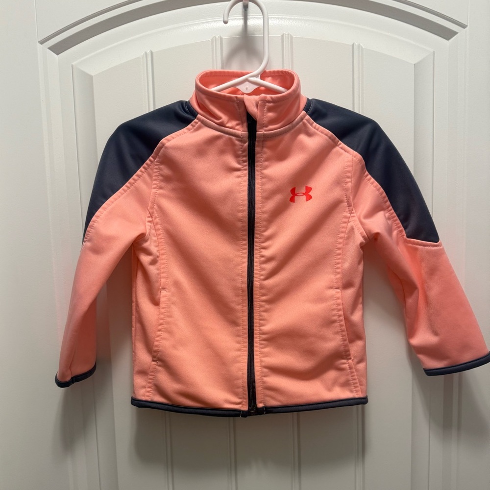 Under Armour Kids Jacket - Coral and Black